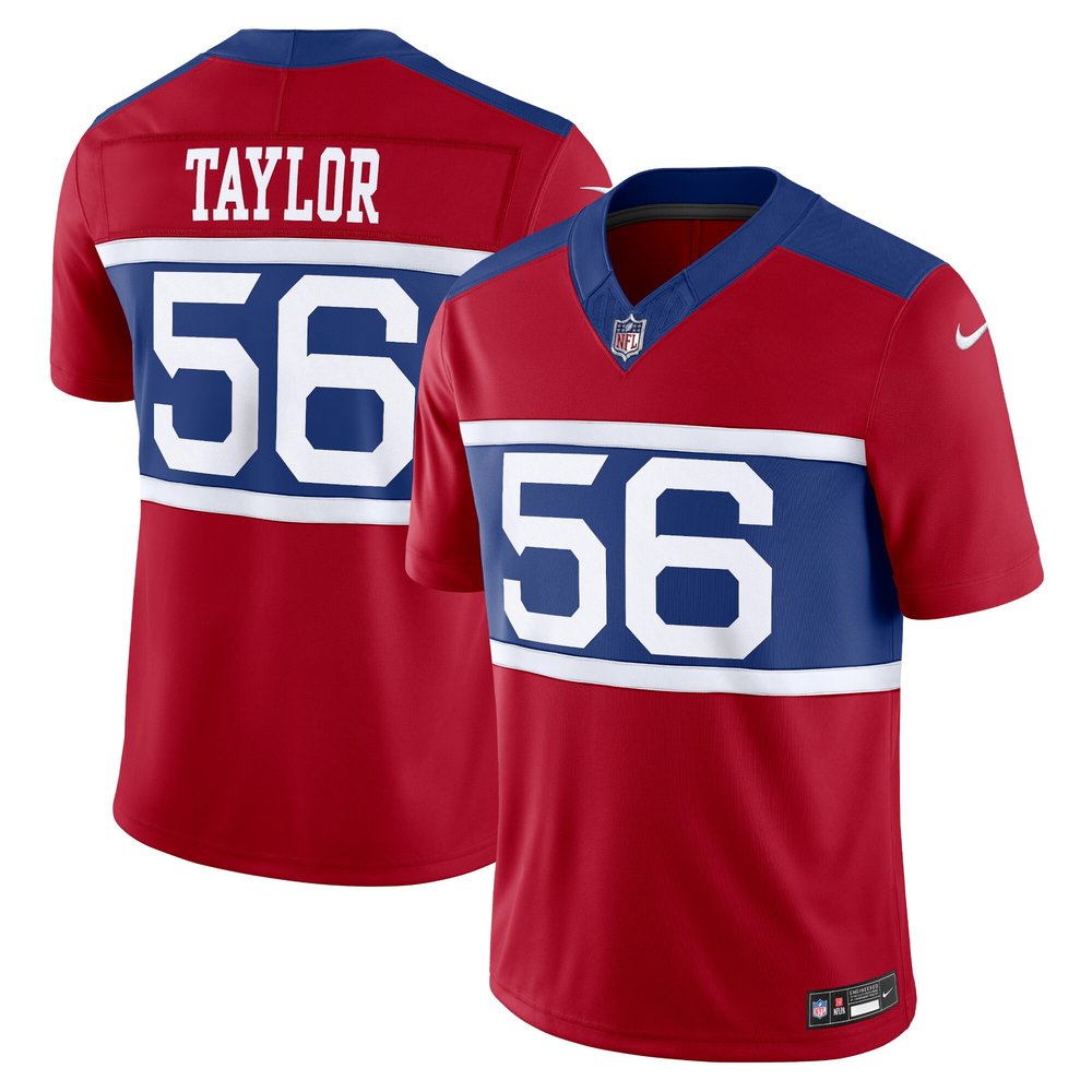 Men's New York Giants Lawrence TaylorCentury Red Alternate Vapor F.U.S.E. Retired Player Limited Jersey