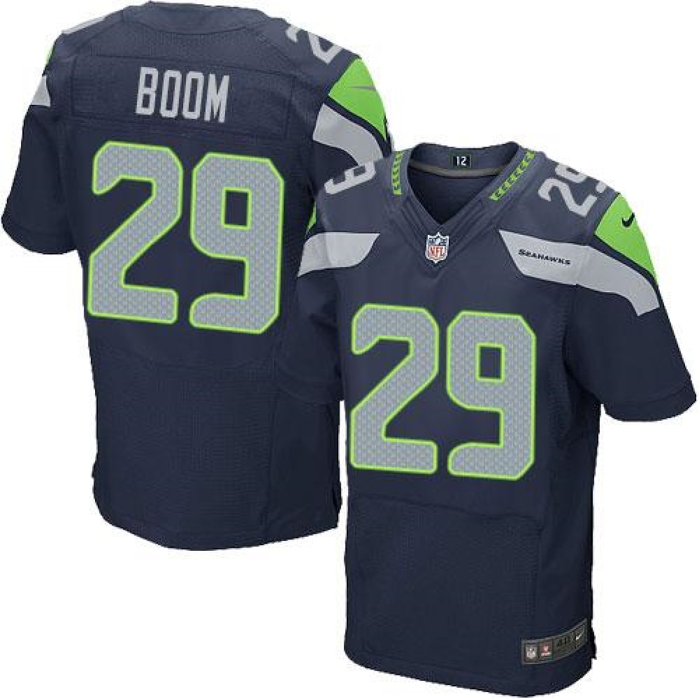 Seahawks #29 Earl Thomas III Steel Blue Team Color Men's Stitched NFL Legion of Boom Elite Jersey
