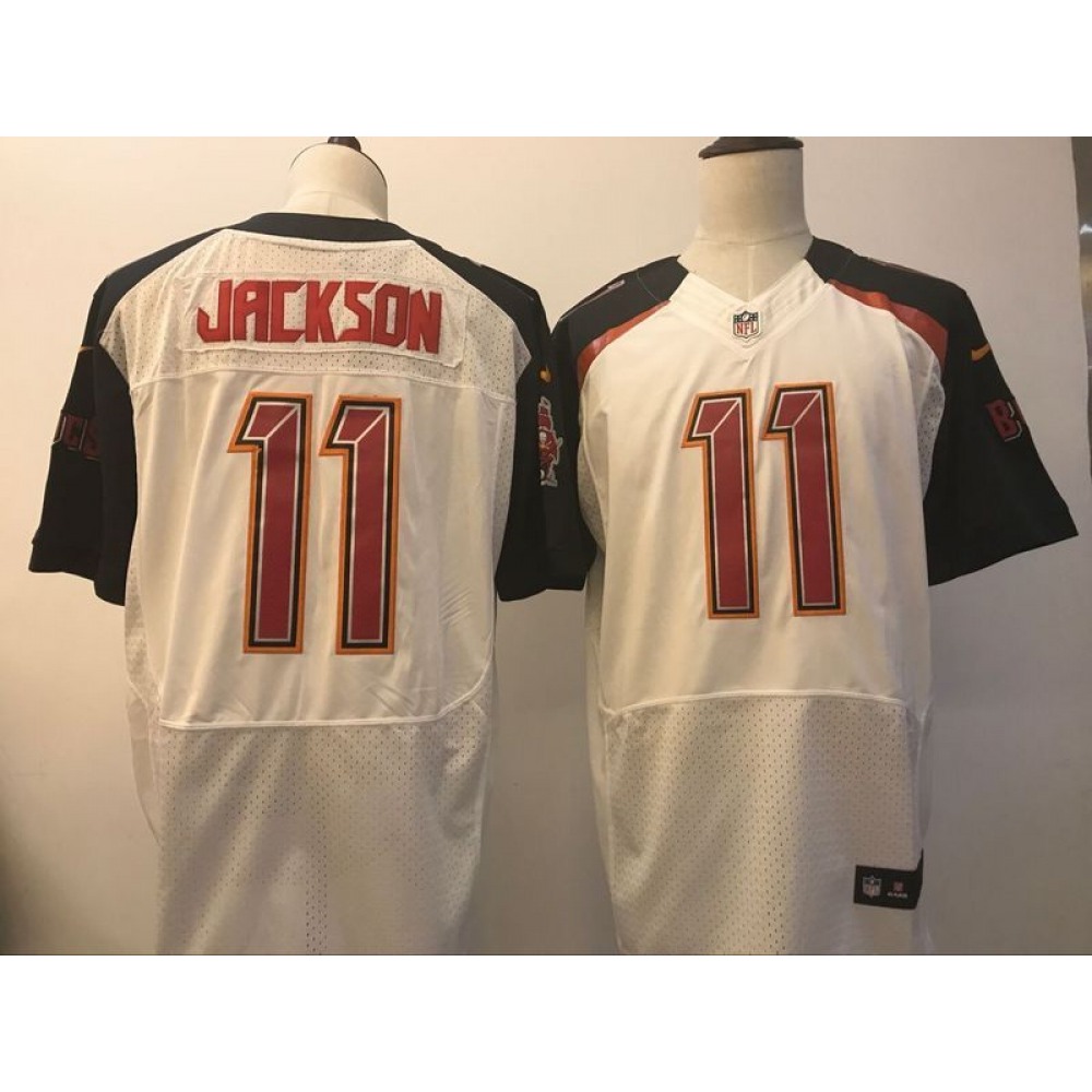 Men's Tampa Bay Buccaneers #11 DeSean JacksonWhite Elite Stitched NFL Jersey