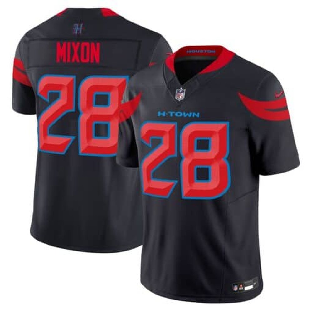 Men'sJoe Mixon Navy Blue Houston Texans #28 Vapor F.U.S.E. Limited Jersey
