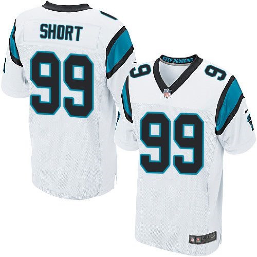 Panthers #99 Kawann Short White Men's Stitched NFL Elite Jersey