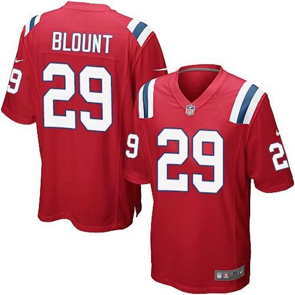 Patriots #29 LeGarrette Blount Red Alternate Youth Stitched NFL Elite Jersey