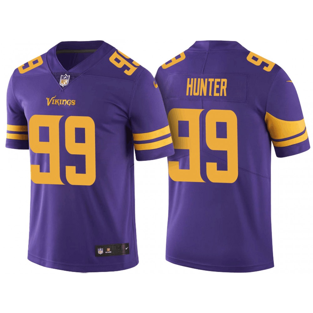 Men's Minnesota Vikings #99 Danielle Hunter Purple Color Rush Limited NFL Stitched Jersey