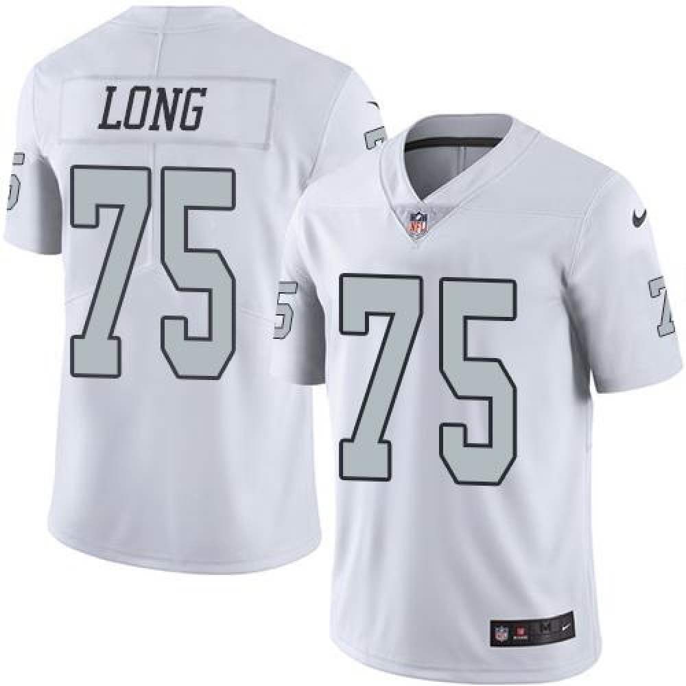 Raiders #75 Howie Long White Youth Stitched NFL Limited Rush Jersey