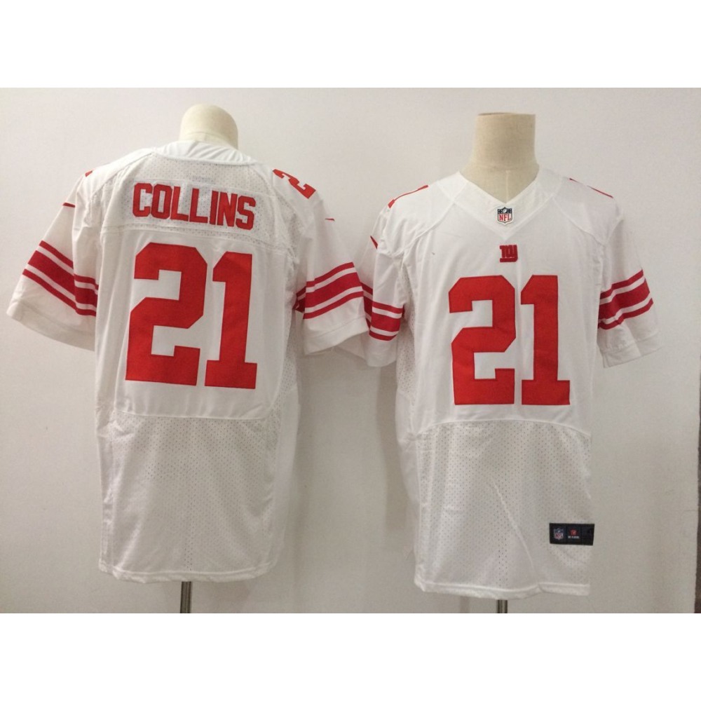 Men's New York Giants #21 Landon CollinsWhite Elite Stitched Jersey