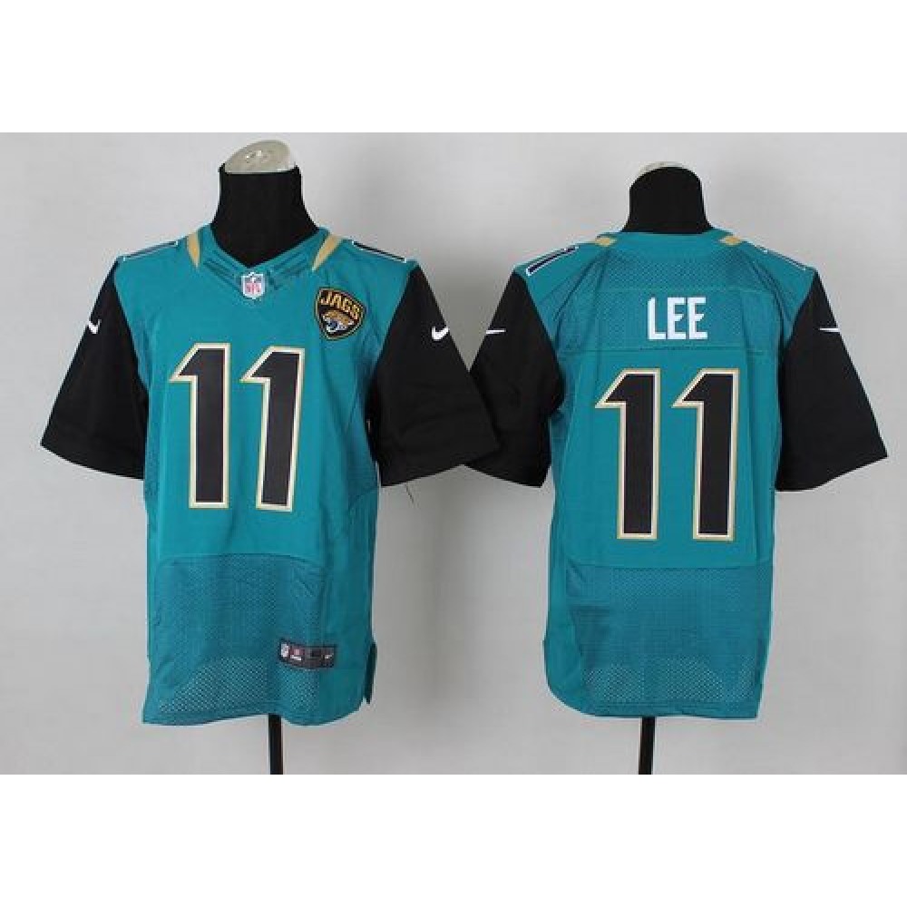Jaguars #11 Marqise Lee Teal Green Team Color Men's Stitched NFL Elite Jersey