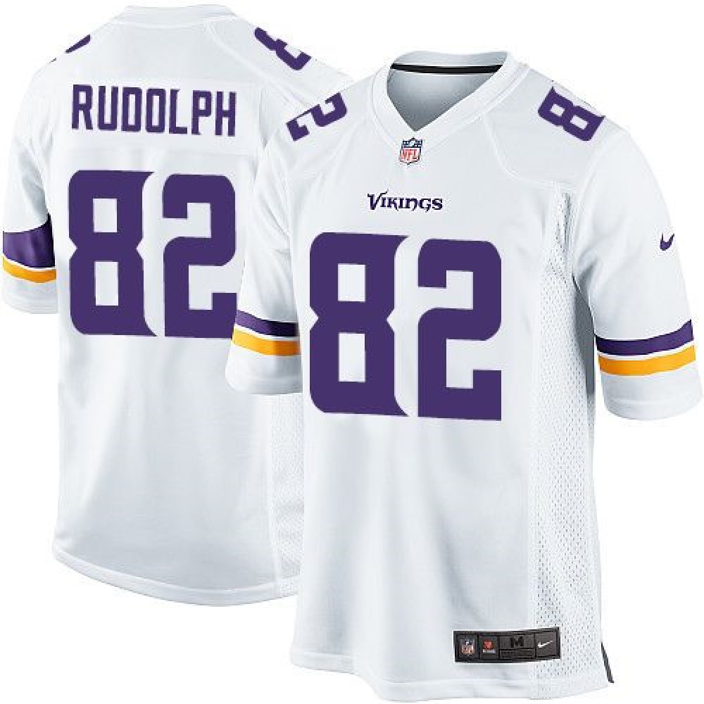 Vikings #82 Kyle Rudolph White Youth Stitched NFL Elite Jersey