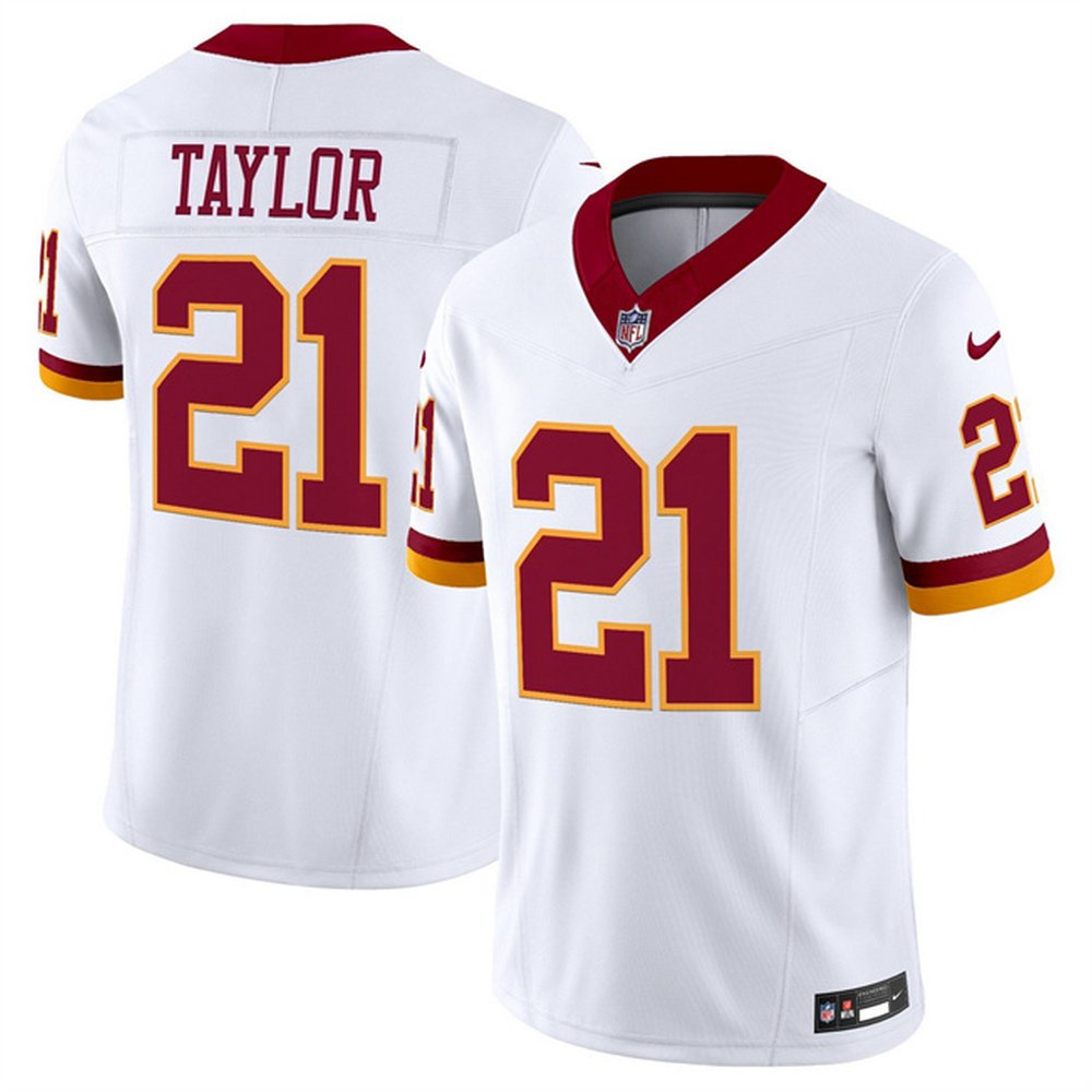Youth Washington Commanders #21 Sean Taylor White 2025 F.U.S.E. Throwback Vapor Limited Stitched Football Jersey