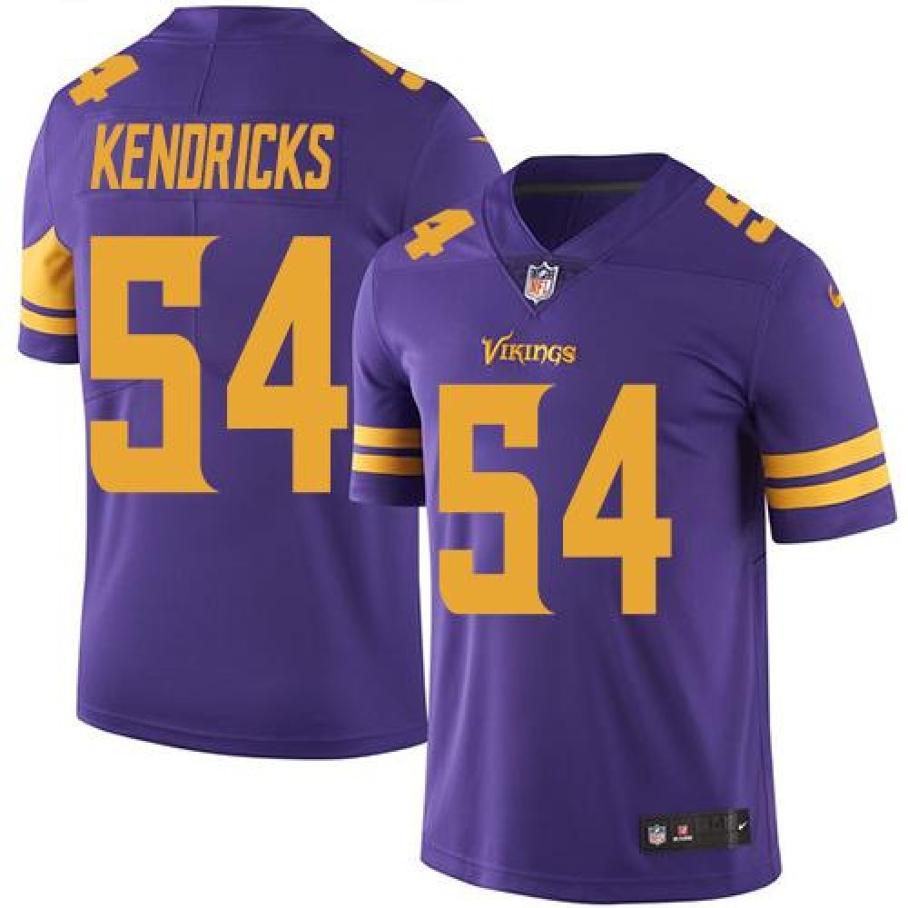 Vikings #54 Eric Kendricks Purple Men's Stitched NFL Limited Rush Jersey