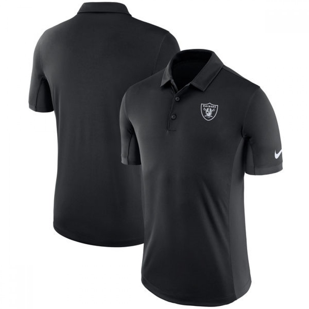Men's Oakland RaidersBlack Evergreen Polo