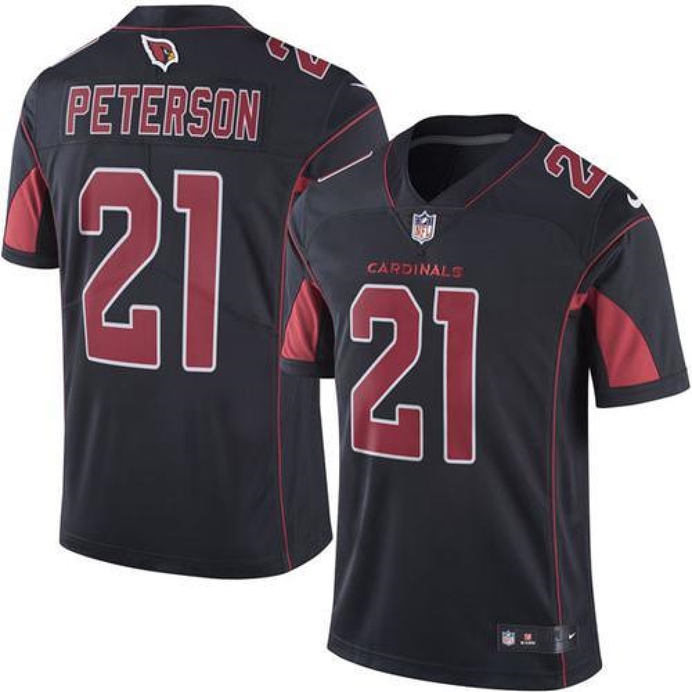Cardinals #21 Patrick Peterson Black Youth Stitched NFL Limited Rush Jersey