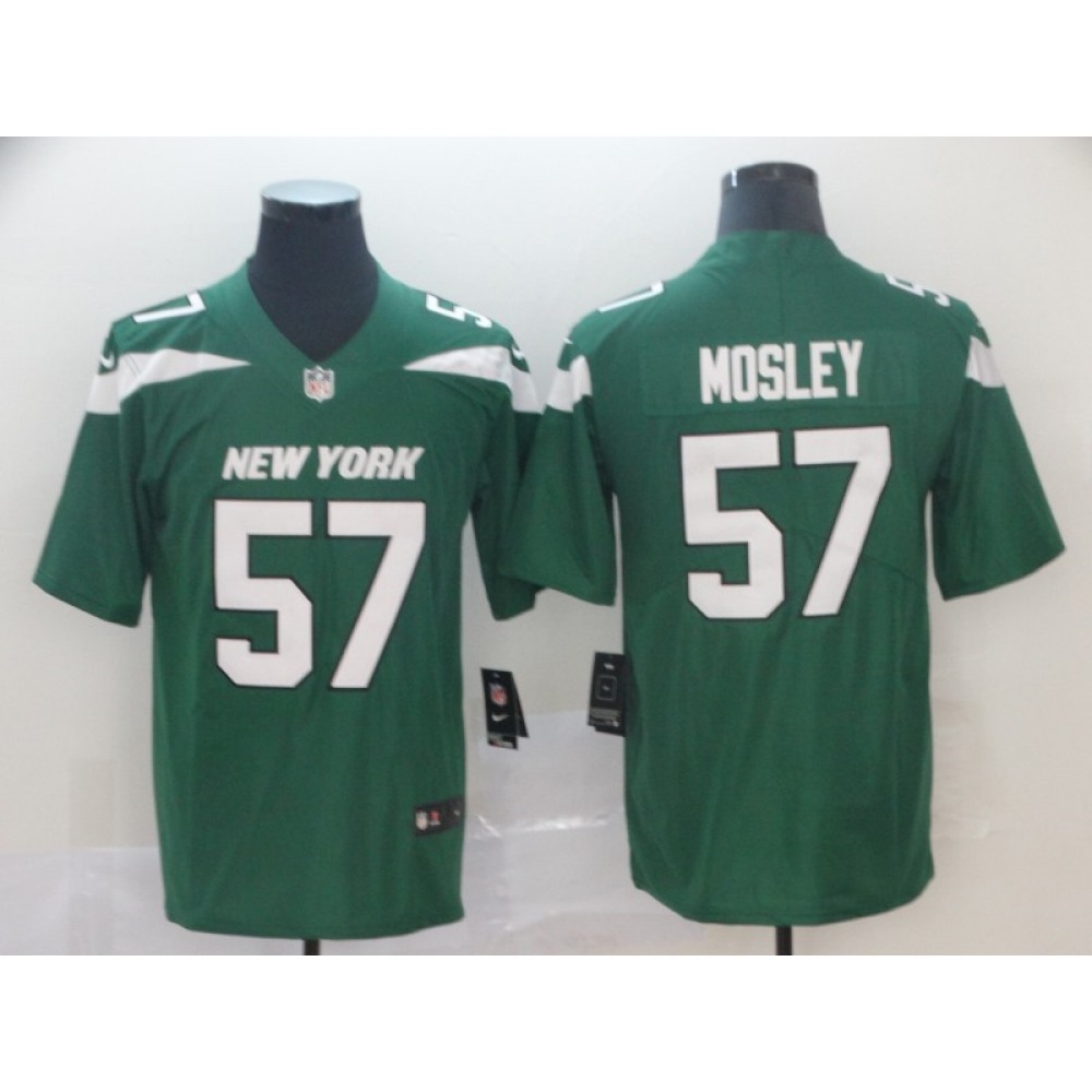 Men's New York Jets #57 C.J. Mosley Green Vapor Untouchable Limited Stitched NFL Jersey