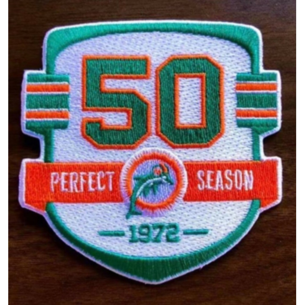 Miami Dolphins 50th Perfect Season Patch