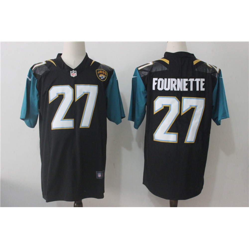 Men'sJacksonville Jaguars #27 Leonard Fournette Black Alternate Stitched NFL Vapor Untouchable Limited Jersey