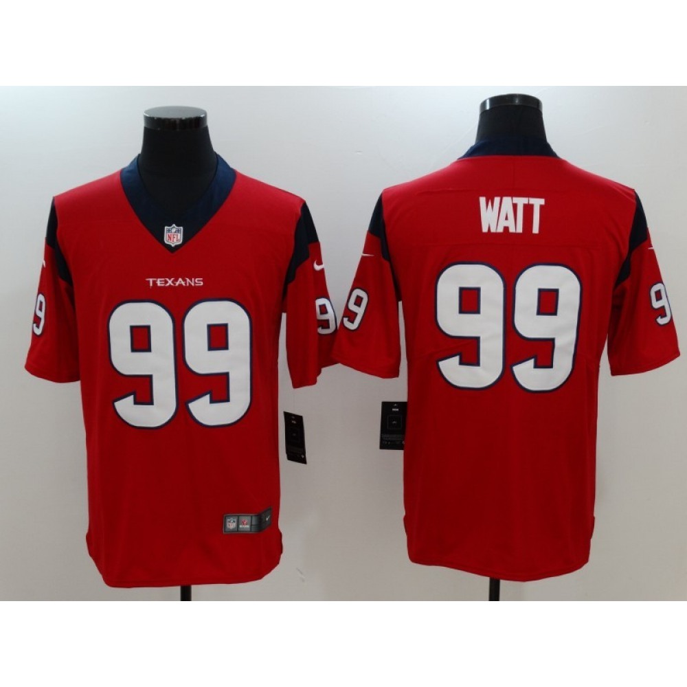 Men's Houston Texans #99 J.J. WattRed Vapor Untouchable Limited Stitched NFL Jersey