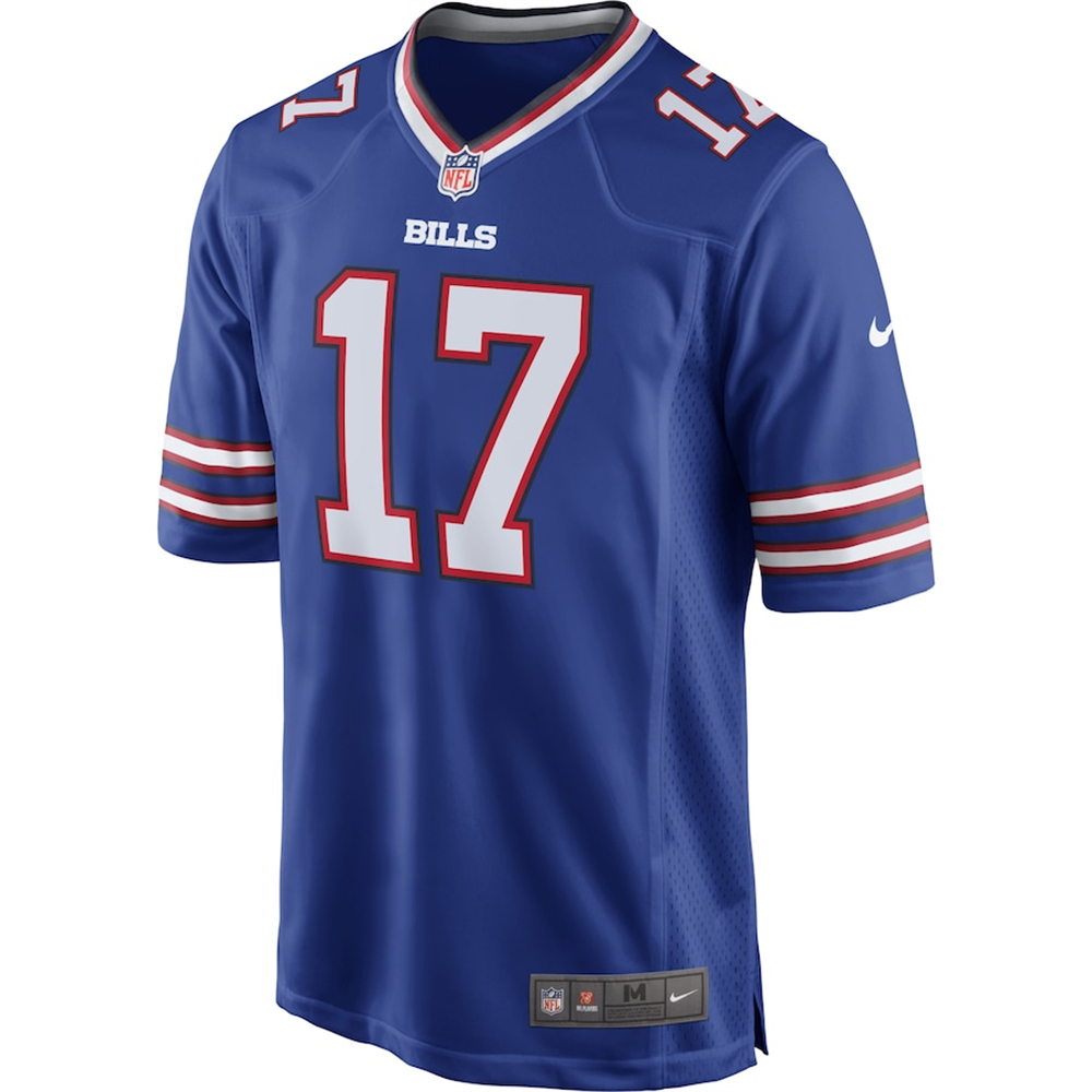 🔥Combo Sale - Buffalo Bills Josh Allen Nike Royal Team Game Jersey & Air Force 1 Low Team Sneakers
