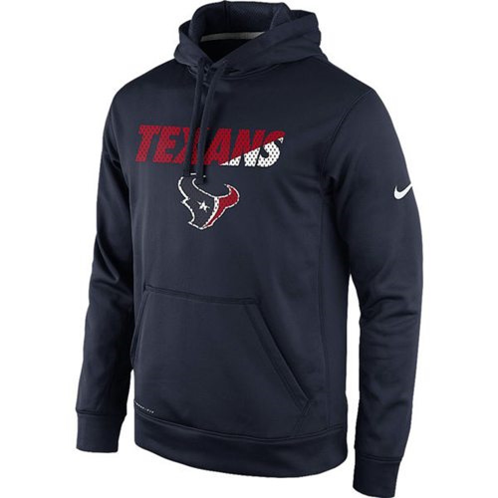 Houston TexansKick Off Staff Performance Pullover Hoodie Navy