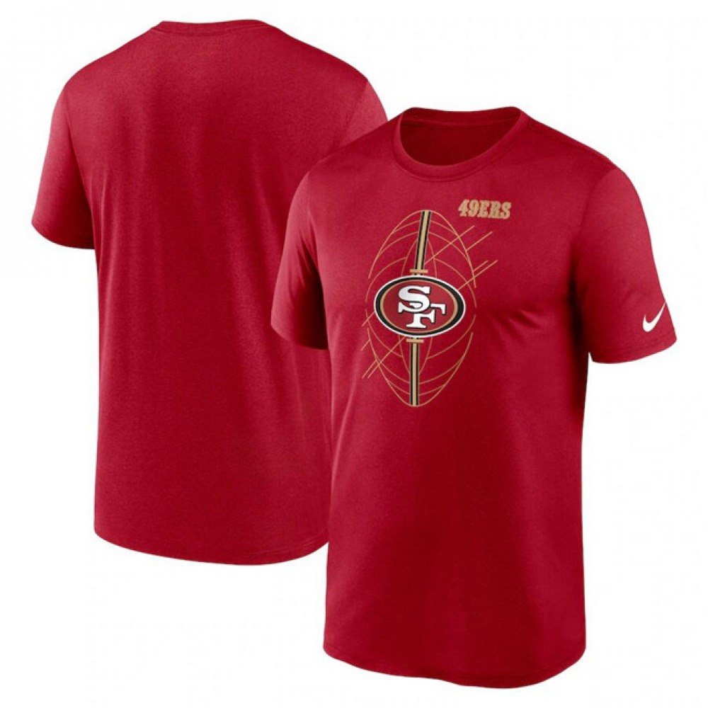 Men's San Francisco 49ers RedLegend Icon Performance T-Shirt