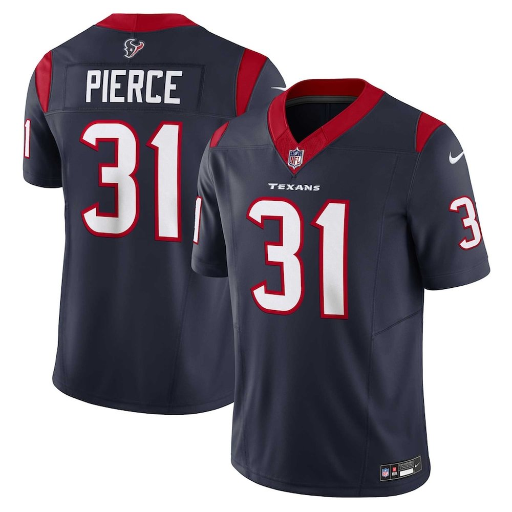 Men'sDameon Pierce Navy Houston Texans #31 Vapor F.U.S.E. Limited Jersey