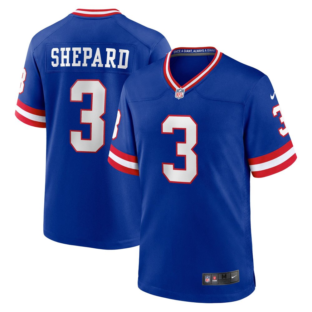 Men's New York Giants Sterling ShepardRoyal Classic Player Game Jersey