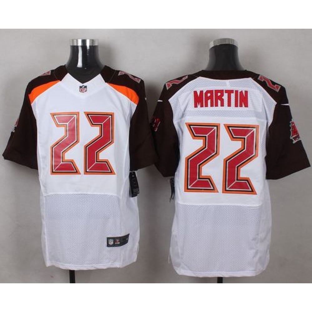 Buccaneers #22 Doug Martin White Men's Stitched NFL New Elite Jersey