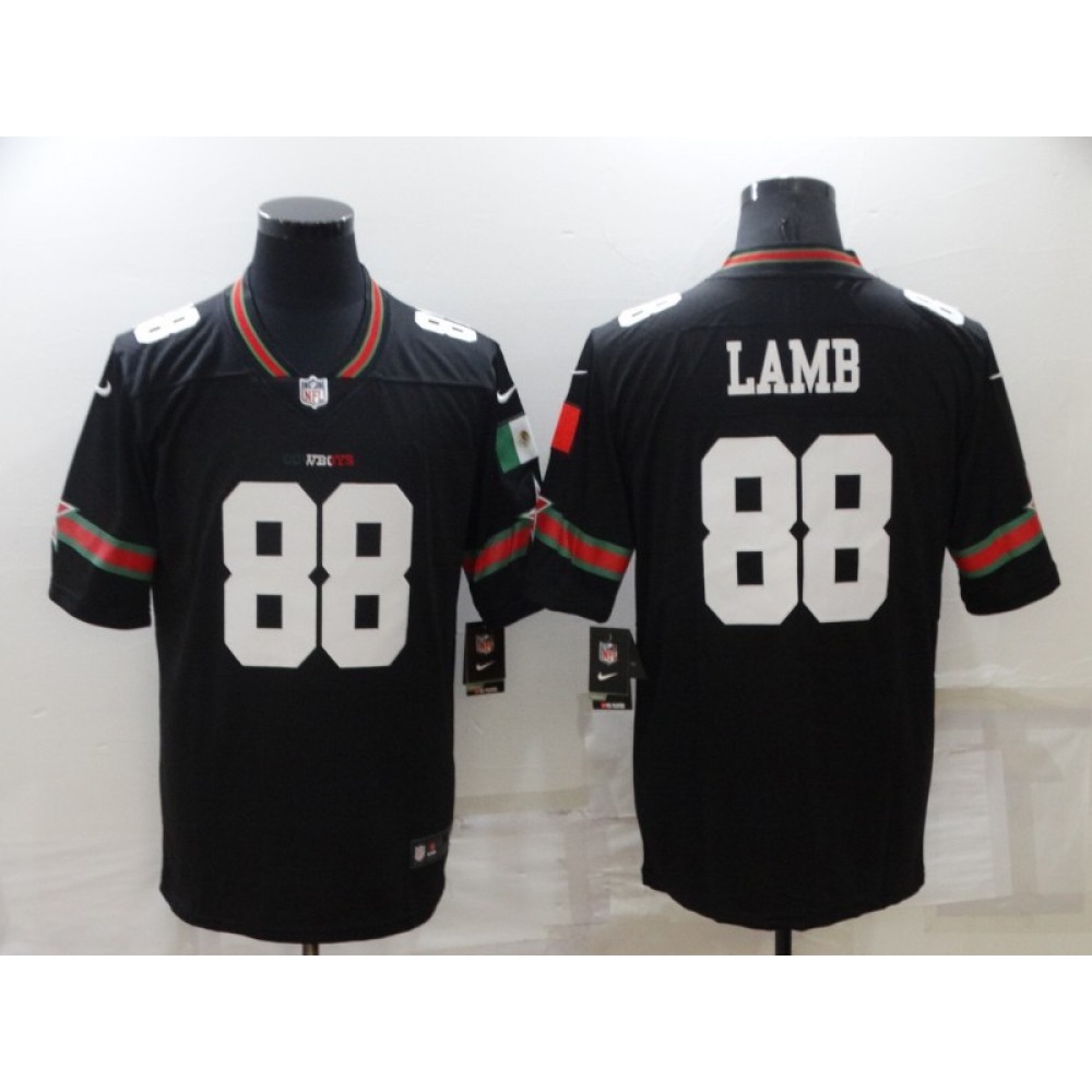 Men's Dallas Cowboys #88 CeeDee Lamb Black Mexico Stitched Jersey