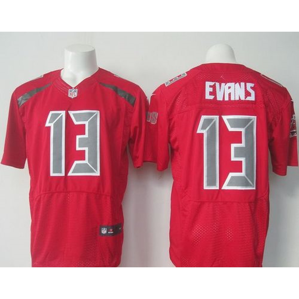Buccaneers #13 Mike Evans Red Men's Stitched NFL Elite Rush Jersey