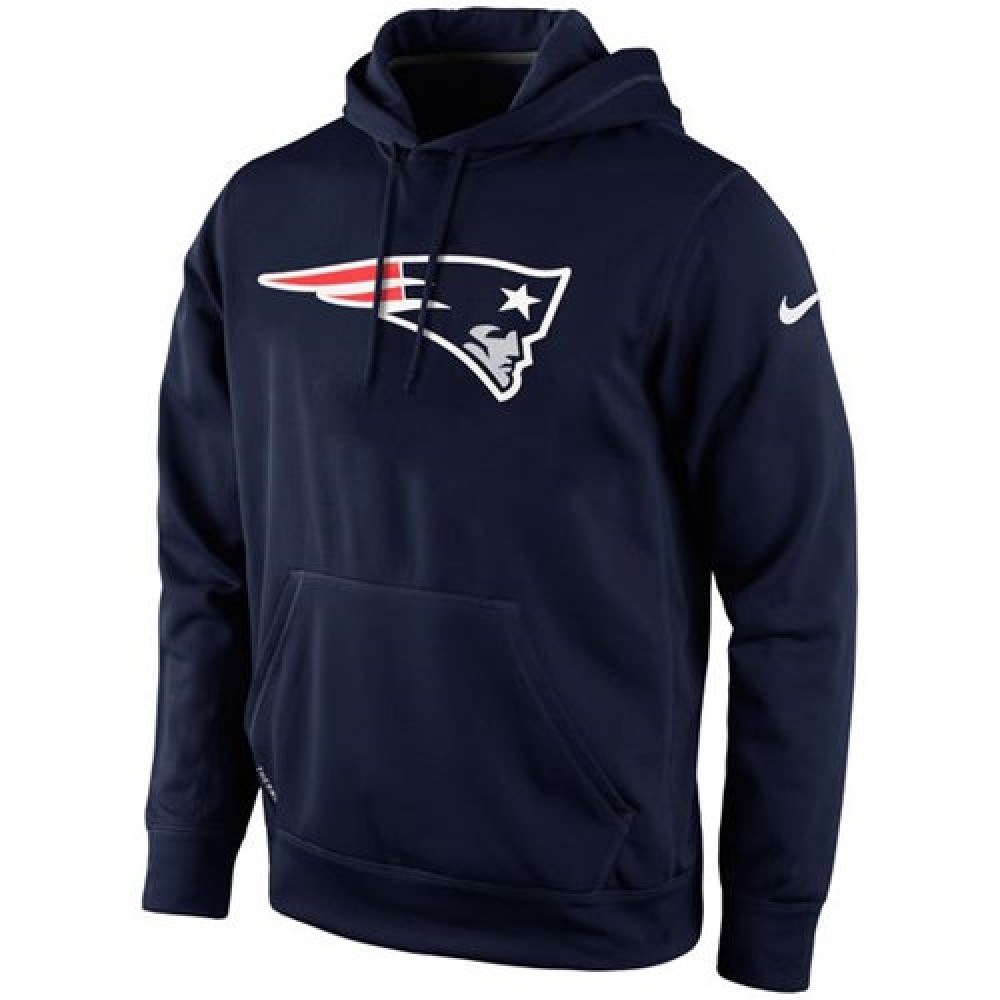 New England PatriotsKO Logo Essential Hoodie Navy Blue