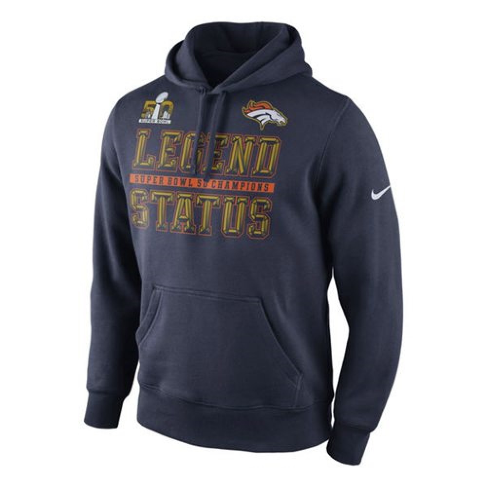 Denver BroncosSuper Bowl 50 Champions Parade Hoodie Navy