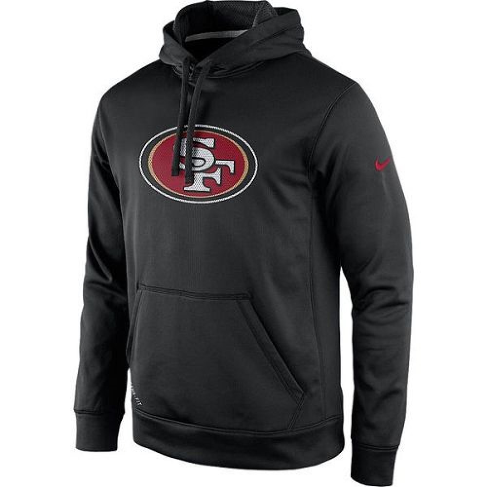 Men's San Francisco 49ersBlack Practice Performance Pullover Hoodie