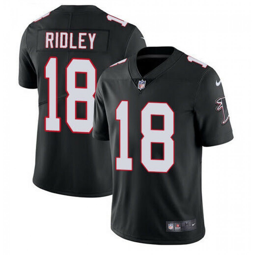 Youth Atlanta Falcons #18 Calvin Ridley Black Vapor Untouchable Limited Stitched Jersey