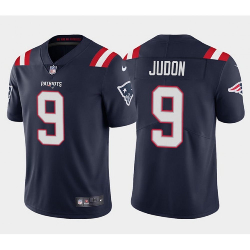 Men's New England Patriots #9 Matt Judon 2021 Navy Vapor Untouchable Limited Stitched NFL Jersey