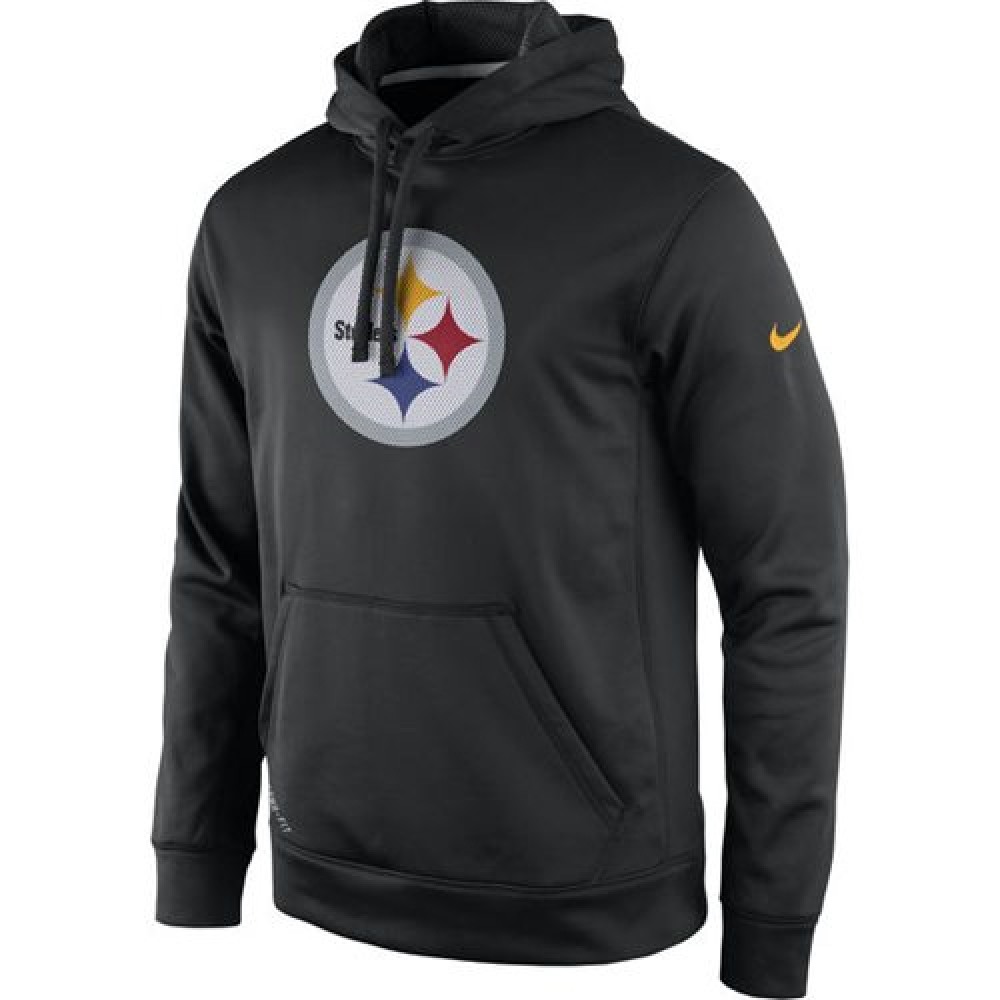Pittsburgh SteelersPractice Performance Pullover Hoodie Black