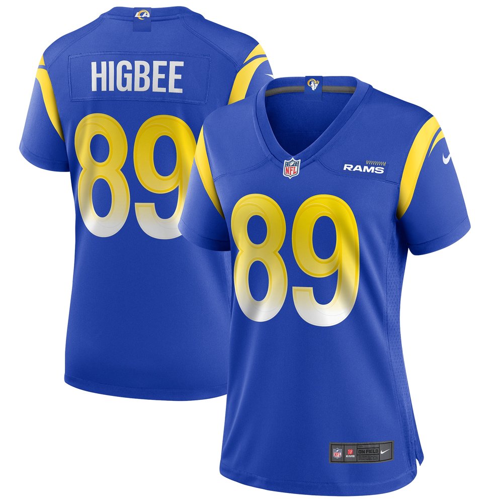 Women's Los Angeles Rams Tyler HigbeeRoyal Game Player Jersey