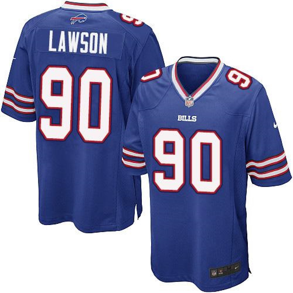 Bills #90 Shaq Lawson Royal Blue Team Color Youth Stitched NFL New Elite Jersey