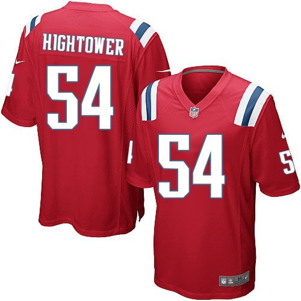 Patriots #54 Dont'a Hightower Red Alternate Youth Stitched NFL Elite Jersey