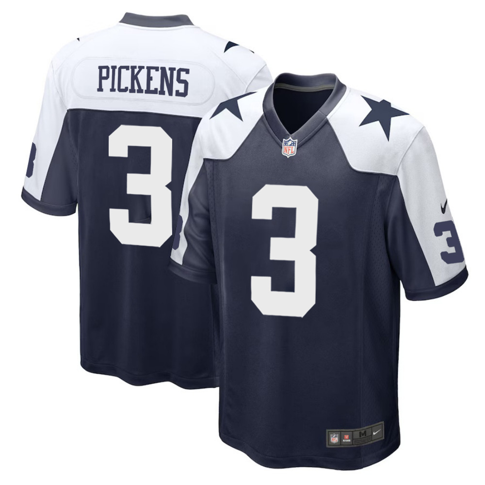 🔥Combo Sale - Dallas Cowboys George Pickens Nike Navy Alternate Game Jersey & New Era Navy Main 9FIFTY Adjustable Hat