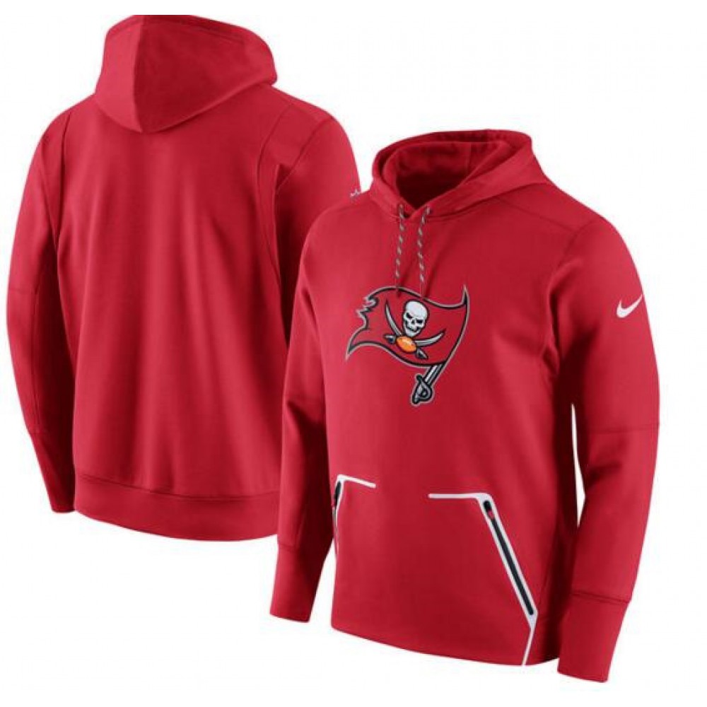 Men'sTampa Bay Buccaneers Red Champ Drive Vapor Speed Pullover Hoodie