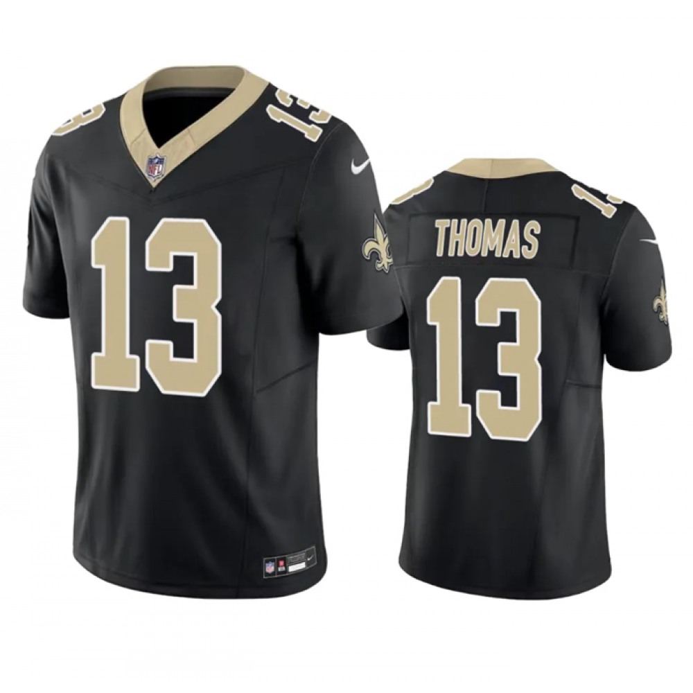 Men's New Orleans Saints #13 Michael Thomas Black 2023 F.U.S.E. Vapor Untouchable Limited Stitched Jersey