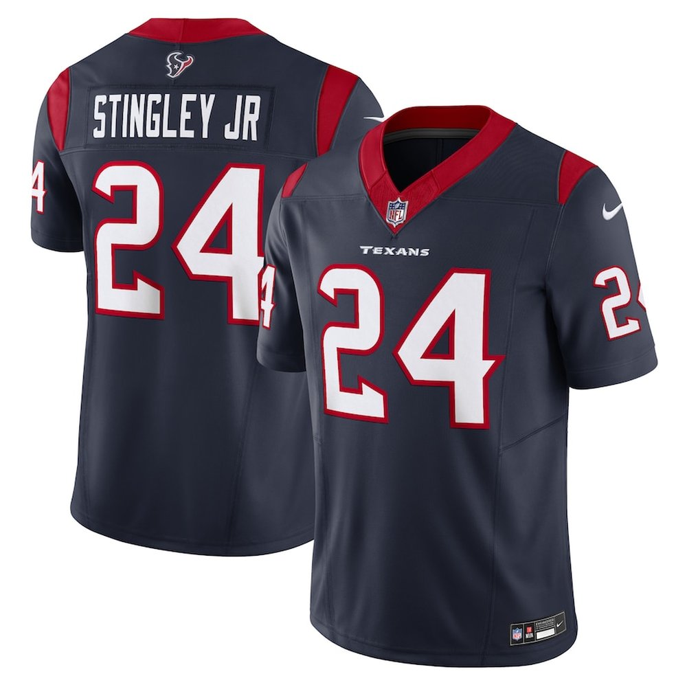 Men'sDerek Stingley Jr. Navy Houston Texans #24 Vapor F.U.S.E. Limited Jersey
