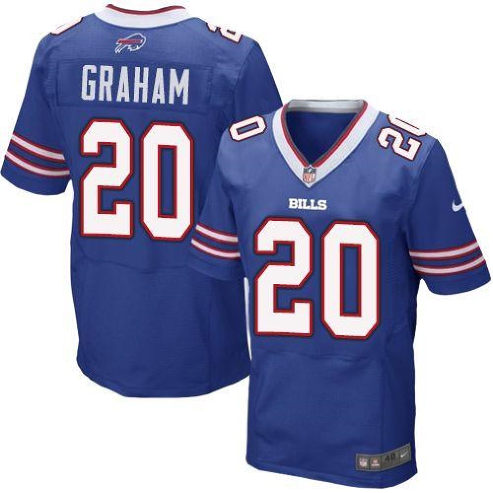 Bills #20 Corey Graham Royal Blue Team Color Men's Stitched NFL New Elite Jersey