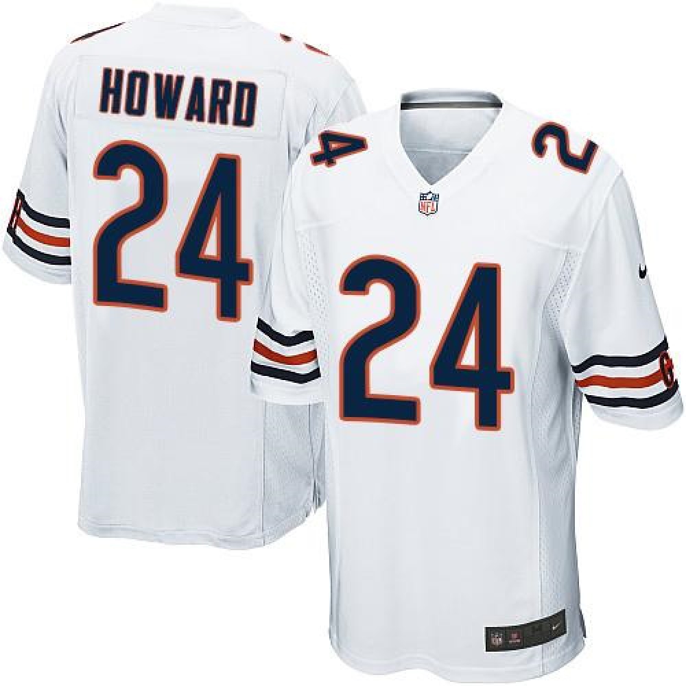Bears #24 Jordan Howard White Youth Stitched NFL Elite Jersey