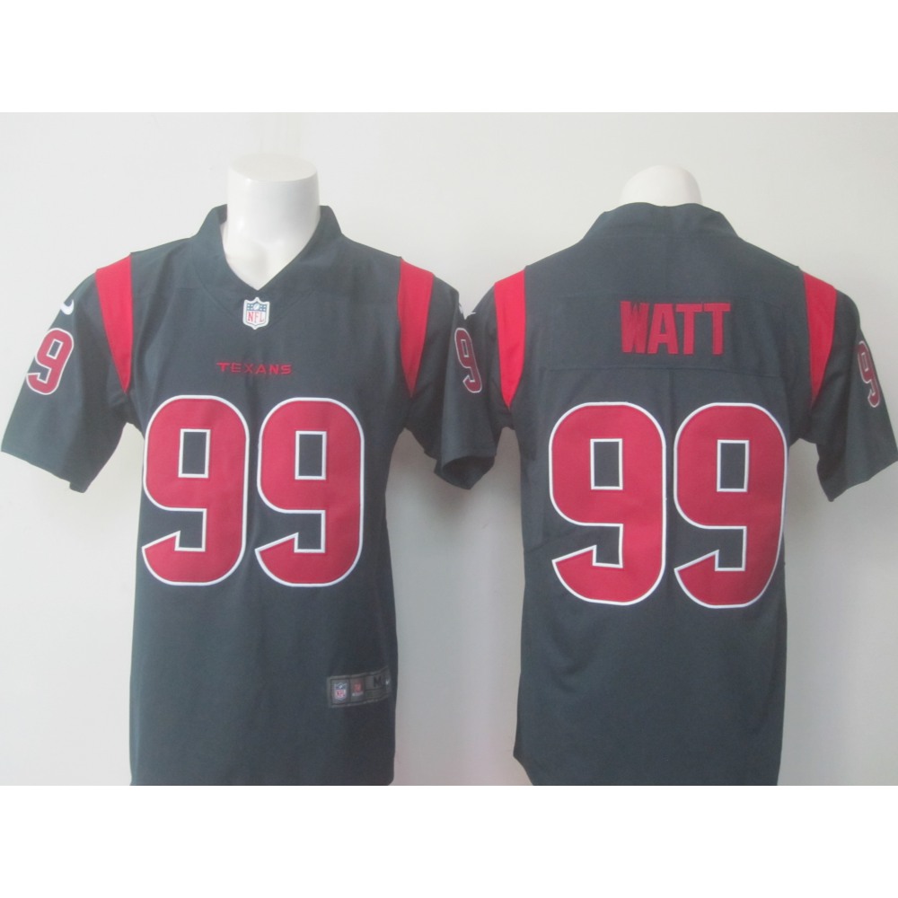 Men'sTexans #99 J.J. Watt NavyLimited Rush Stitched NFL Jersey