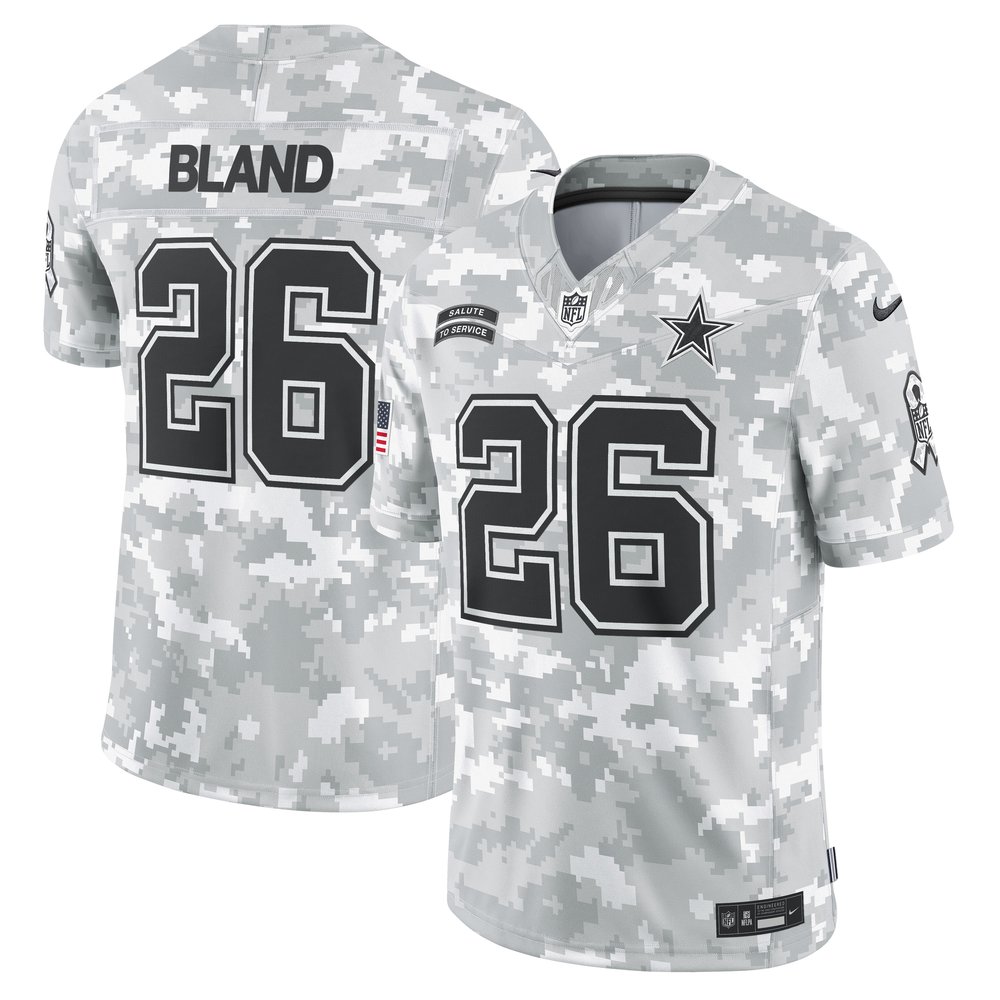 Men's Dallas Cowboys DaRon BlandArctic Camo 2024 Salute to Service Limited Jersey