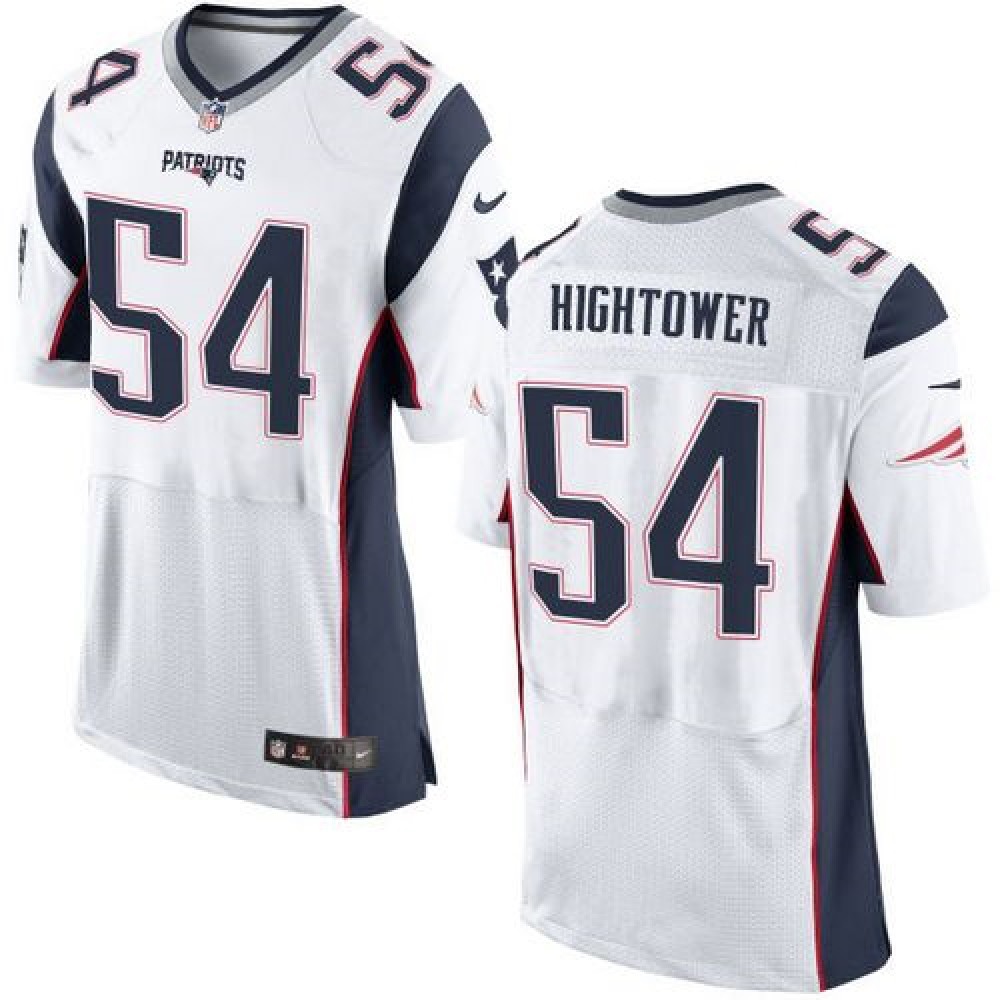 Patriots #54 Dont'a Hightower White Men's Stitched NFL New Elite Jersey
