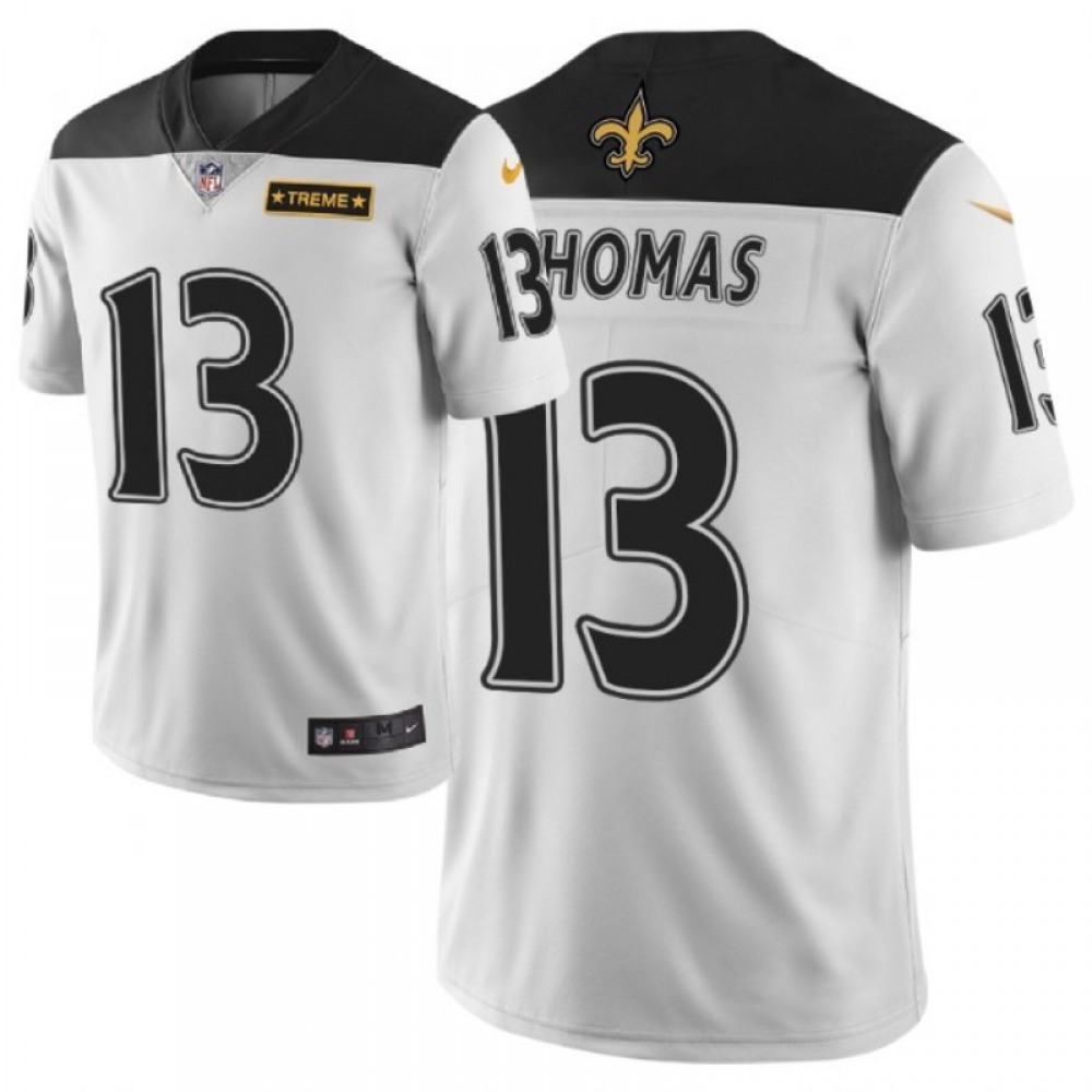 Men's New Orleans Saints #13 Michael Thomas White 2019 City Edition Limited Stitched NFL Jersey