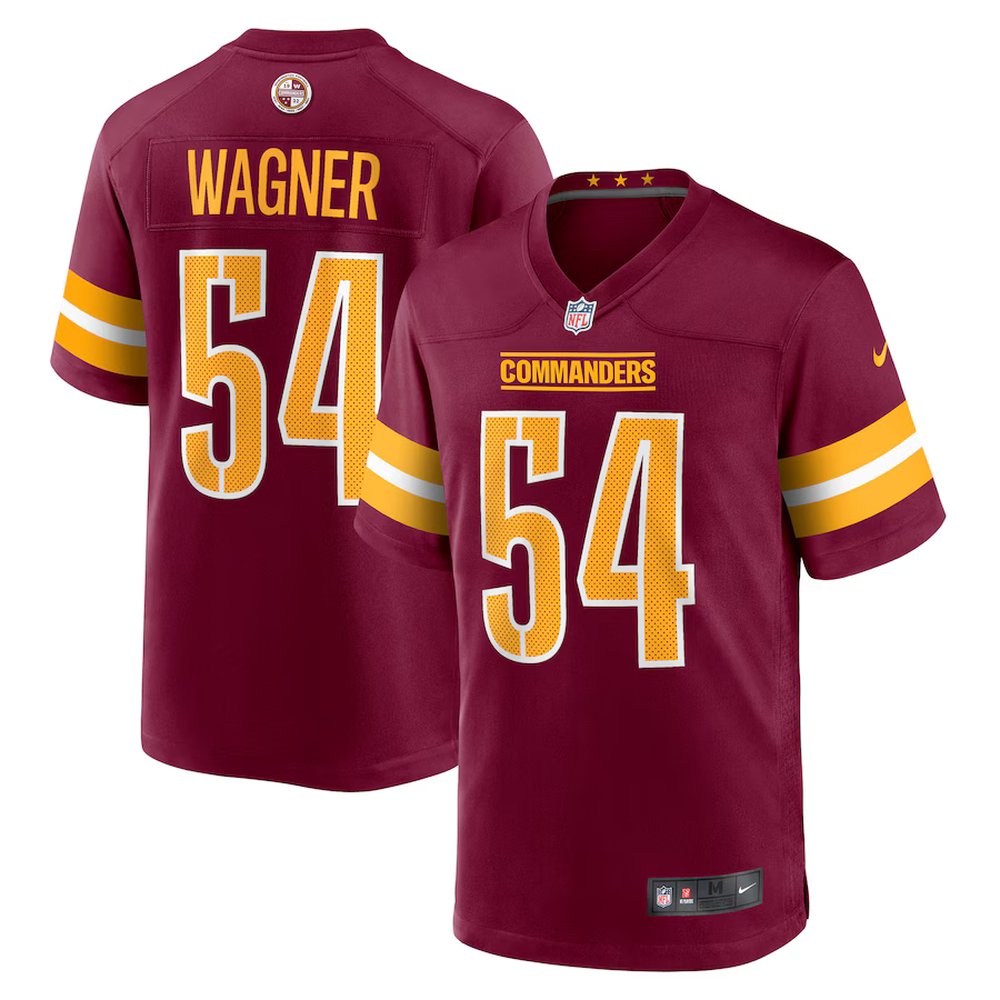 Men's Washington Commanders #54 Bobby Wagner Nike Burgundy Game Jersey