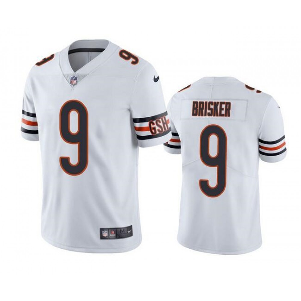 Men's Chicago Bears #9 Jaquan Brisker White Vapor Untouchable Limited Stitched Football Jersey