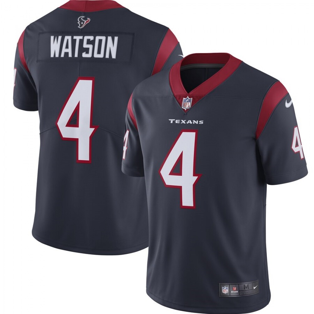 Men's Houston Texans #4 Deshaun Watson 2019 NavyVapor Untouchable Limited Stitched NFL Jersey