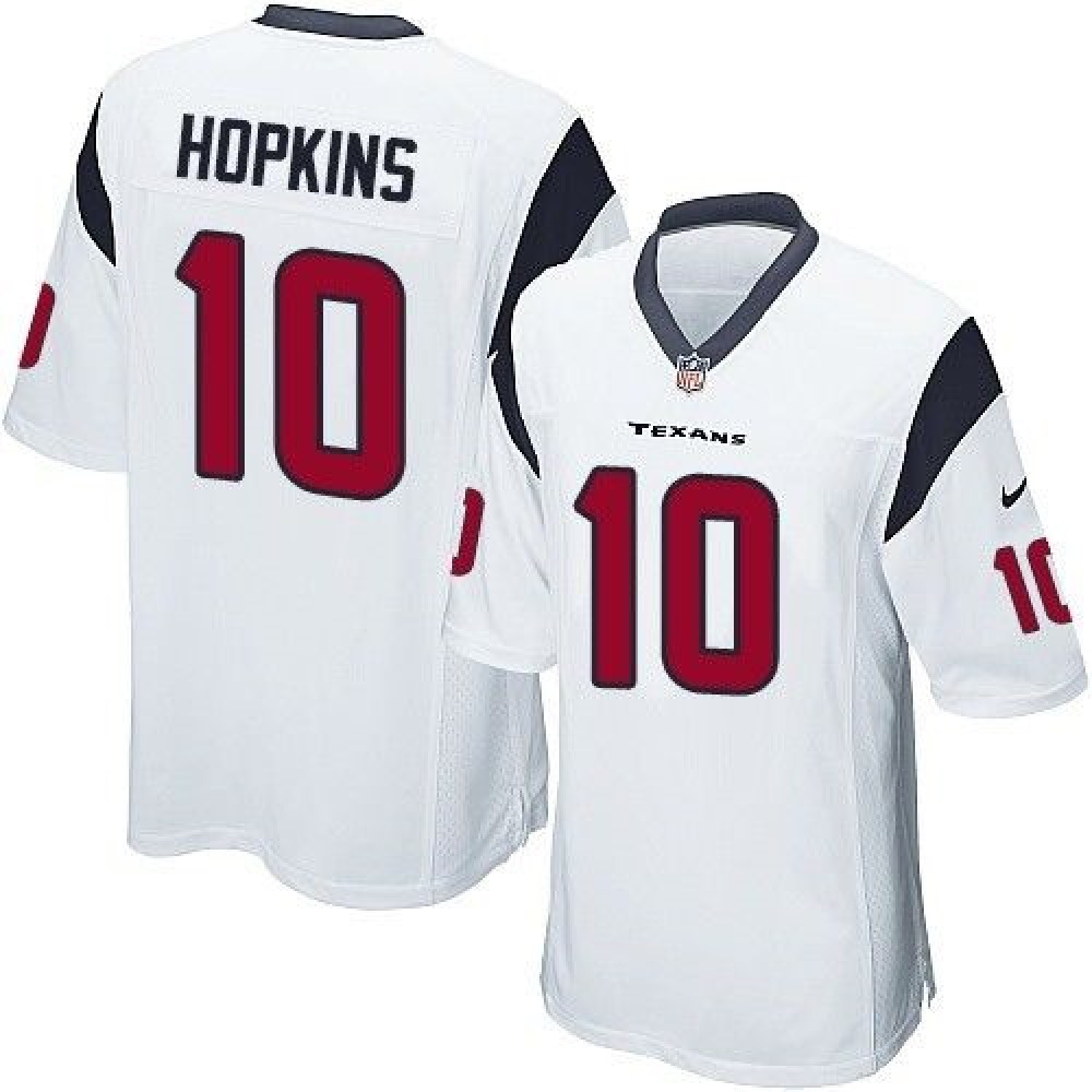 Texans #10 DeAndre Hopkins White Youth Stitched NFL Elite Jersey